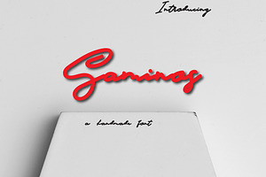 Saminos typeface