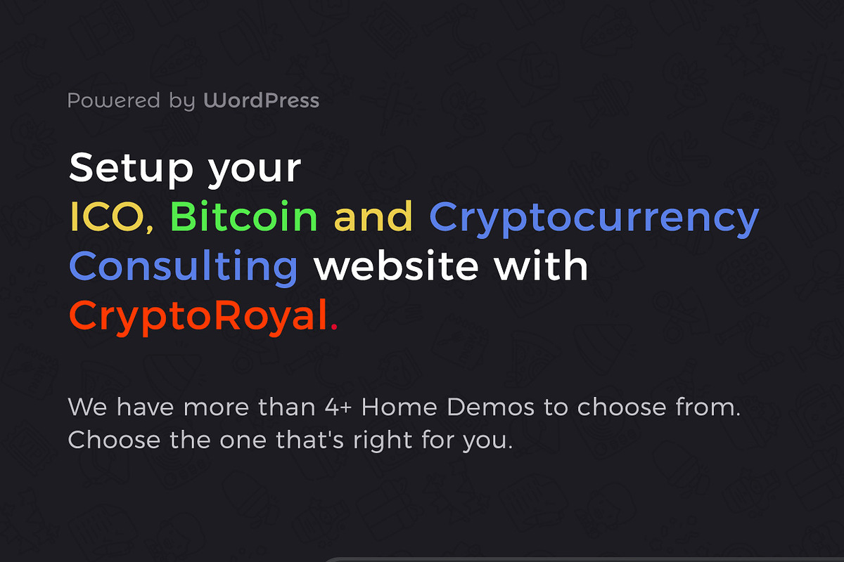 CryptoRoyal - Cryptocurrency Theme, a WordPress Template by FantasyThemes (Photo 1 of 6)