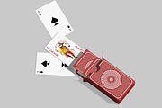 Playing Card Mockup, a Merchandise Mockup by Unerispace (Thumbnail 2 of 5)