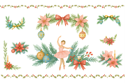 Christmas Watercolor Clip, a Decorative Illustration by Yana_mide (Thumbnail 14 of 18)