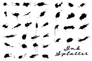 Ink Splatters And Splashes, an Illustration by Graphicsfuel (Thumbnail 4 of 6)