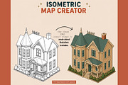 Isometric city creator illustration, an Object Illustration by PDknyStudio (Thumbnail 4 of 9)