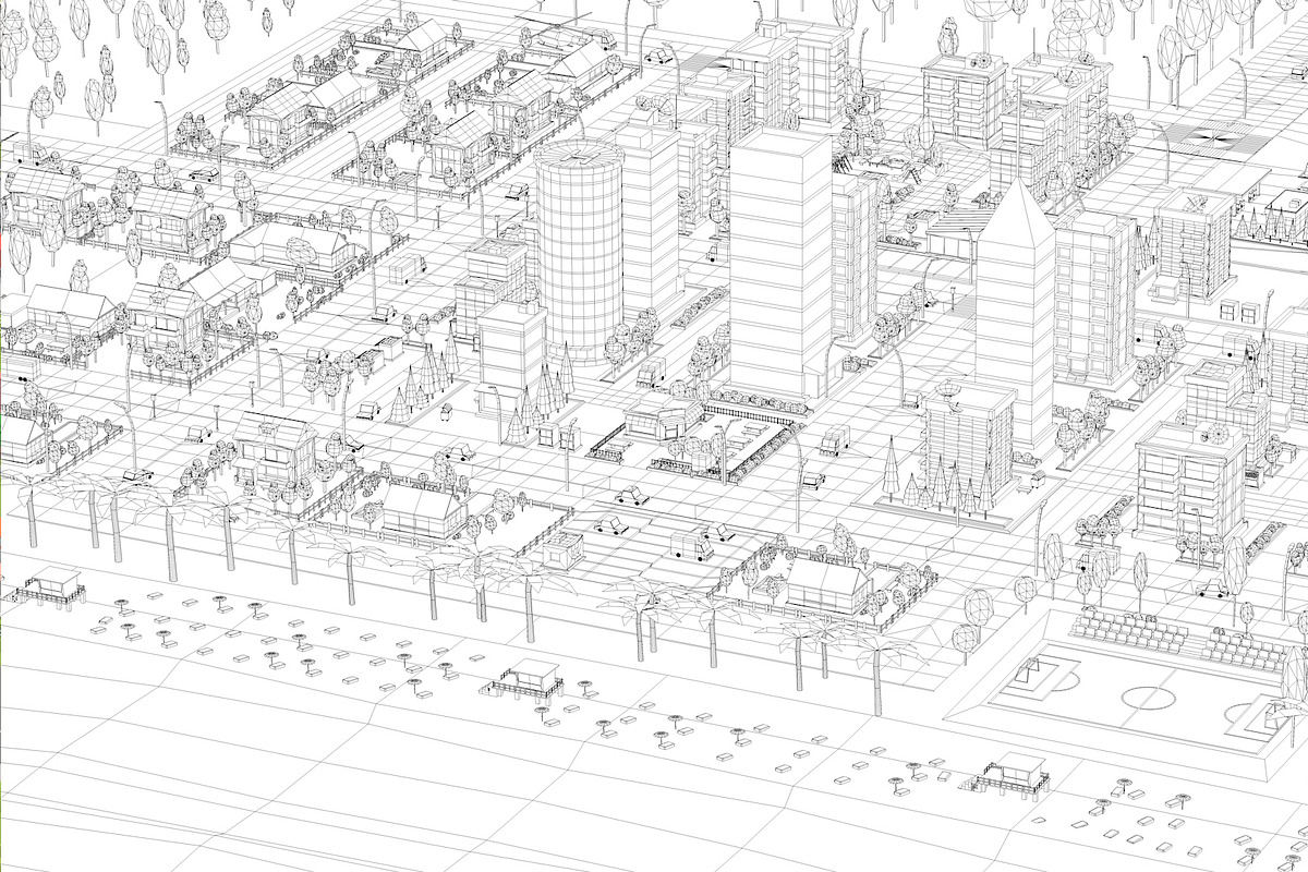 Polygonia Low Poly City Pack, an Environmental 3D Model by Anton Moek (Photo 6 of 9)