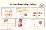 Pastel Pink Bakery Website Template, a Wix Template by Template Twist Shop (Thumbnail 7 of 10)