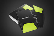 Hexagon Business Card, a Business Card Template by Rafael Oliveira (Thumbnail 3 of 4)