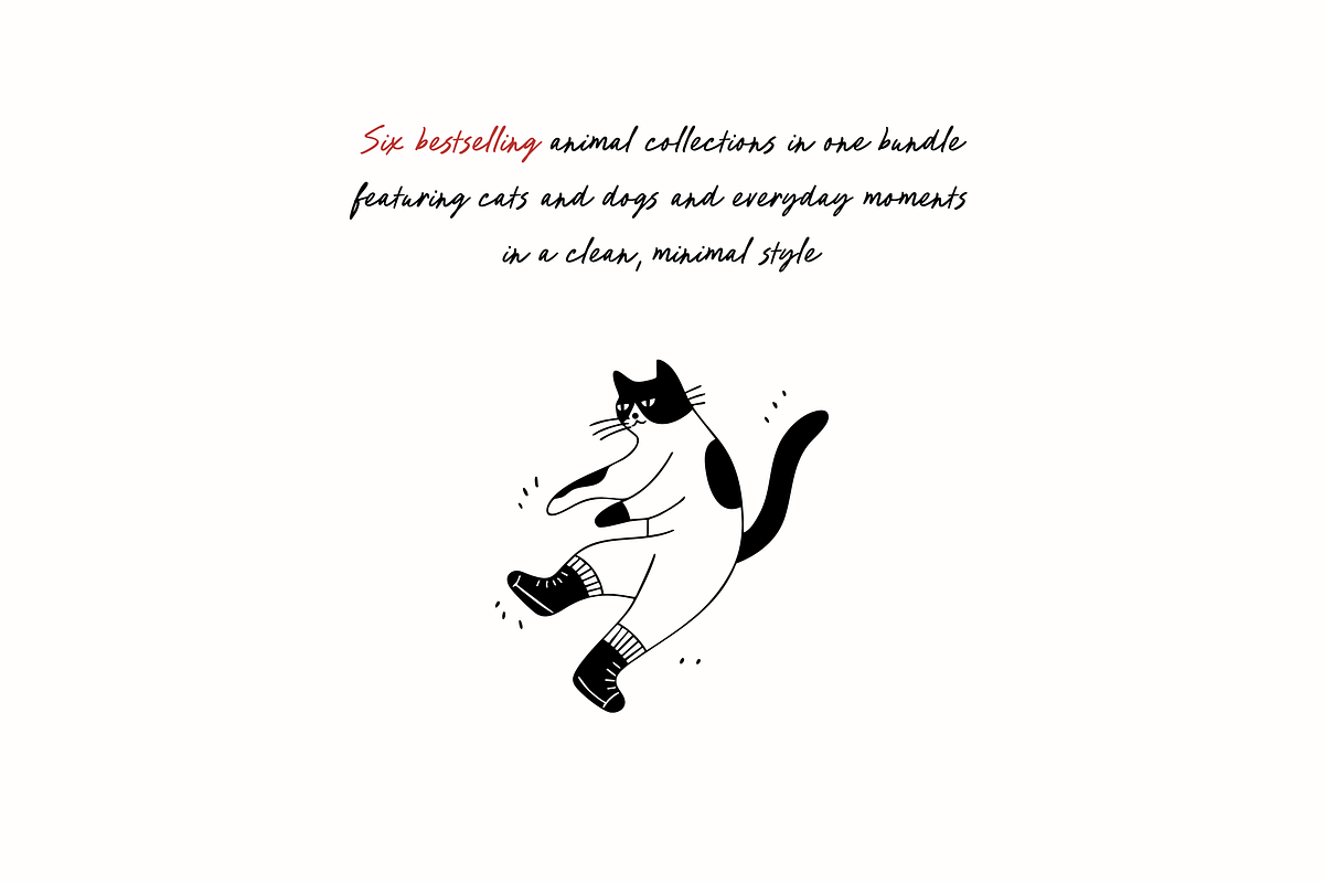 Animal Series BUNDLE: All 6 in 1, an Animal Illustration by Veyla (Photo 2 of 37)