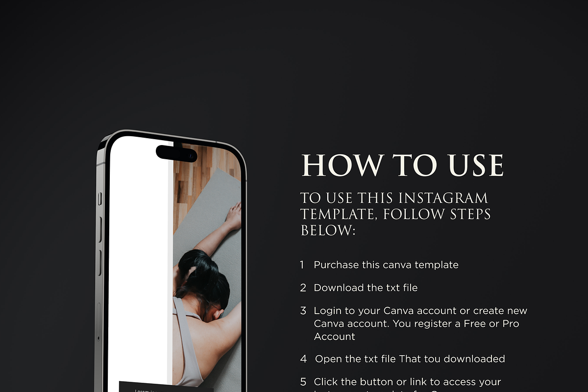 Yoga Templates Instagram in Canva, a Social Media Template by VeliusCreativeStudio (Photo 8 of 9)