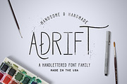 Adrift Font + Extras, a Sans Serif Font by Flycatcher Design (Thumbnail 1 of 4)