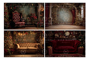 Christmas Digital Backdrops BUNDLE, a Layer Style Add-On by Wild Honey Design Co. (Thumbnail 5 of 6)