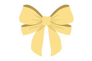Bow icon. Cartoon ribbon for, an Object Illustration by the8monkey