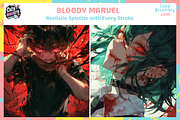 Procreate Blood Brushes, a Brush Add-On by Cozy Brushery (Thumbnail 4 of 7)