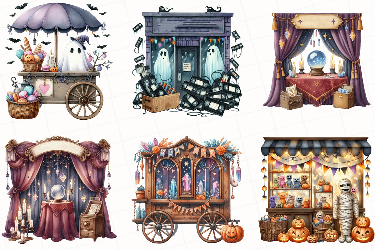 Halloween Storefront Sublimation, an Illustration by OK Design (Photo 3 of 5)