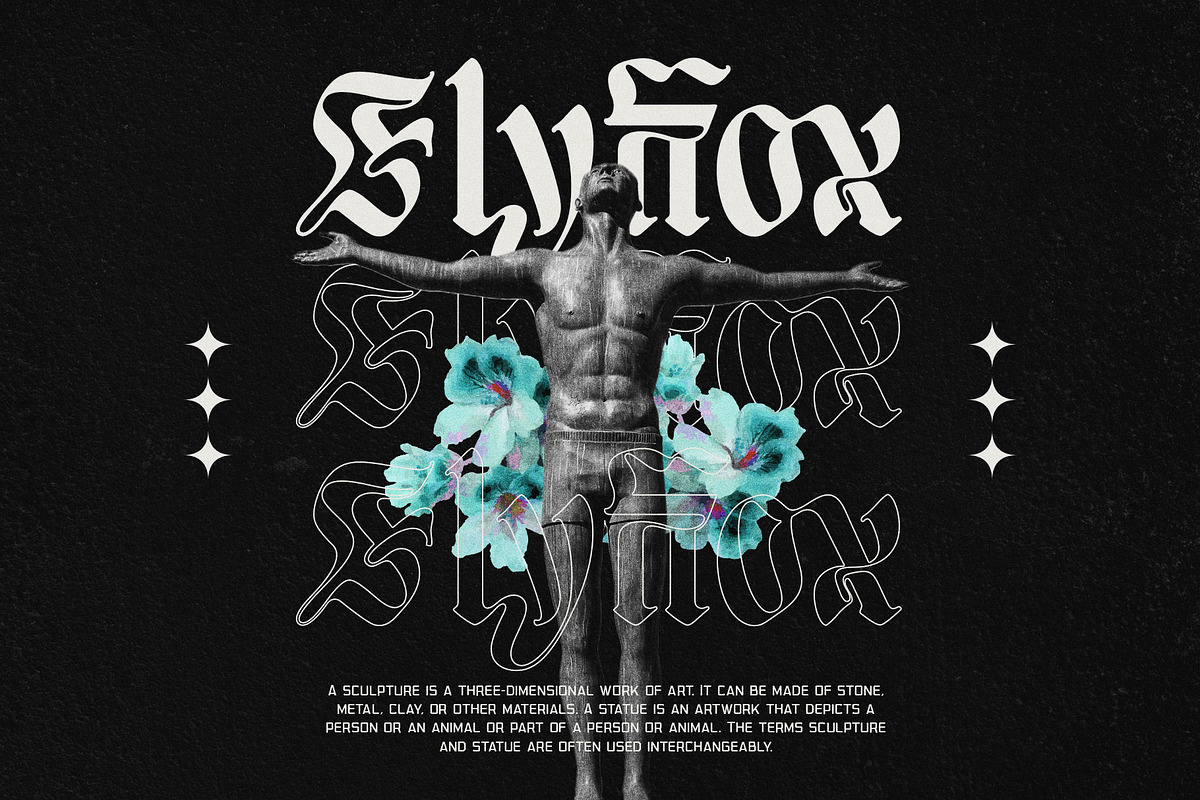 Moxy Rush Blackletter Typeface, a Blackletter Font by alit design (Photo 2 of 20)