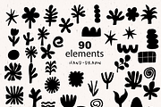 Modern Botanical Clip Art Collection, a Decorative Illustration by Sweet Fig (Thumbnail 2 of 13)