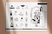 Surreal art. Surrealism line art, an Animal Illustration by velychko.ua (Thumbnail 1 of 8)