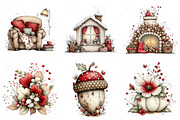 Watercolor Cozy Season Clipart Png, an Illustration by Craft Nest (Thumbnail 10 of 10)