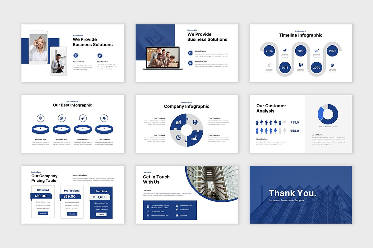 Finance & Consulting Powerpoint, a Presentation Template by BumbleGraph Studio (Photo 5 of 5)