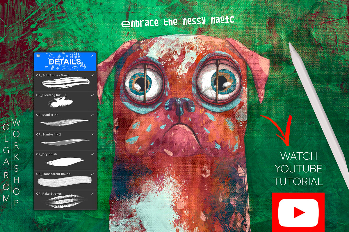 Painterly Aesthetic Procreate Bundle, a Brush Add-On by OlgaRom (Photo 3 of 8)