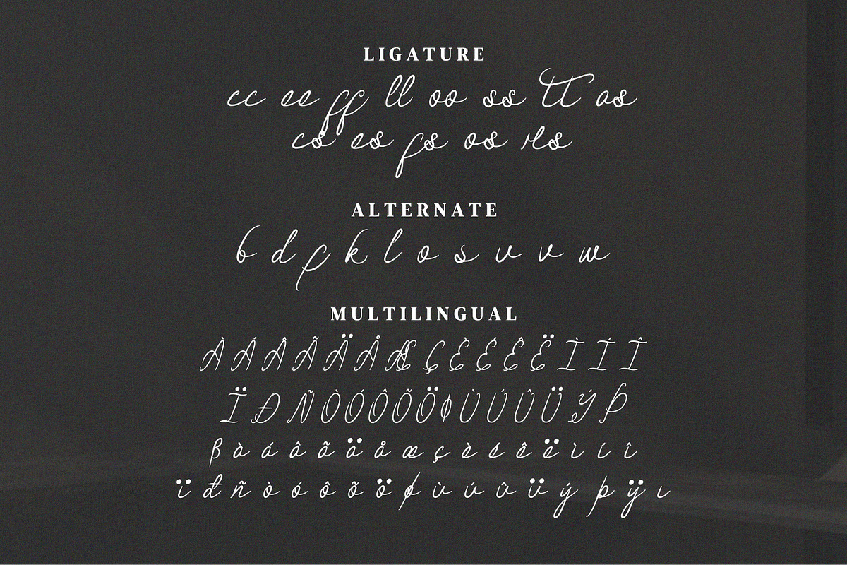 Crosetta Script Fonts, a Script Font by mahstudios (Photo 12 of 14)