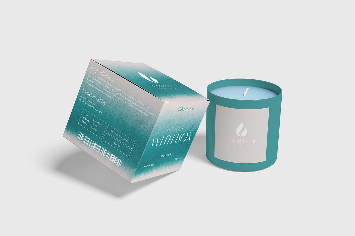 Candle Box Mockup, an Advertising Mockup by xavier_studio (Photo 5 of 5)