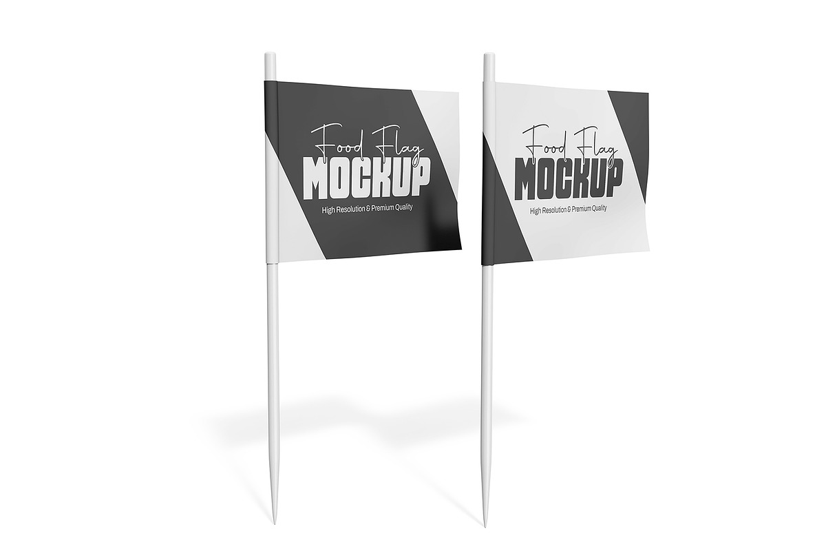 Food Flag Mockup Template, a Product Mockup by graphypix (Photo 4 of 4)