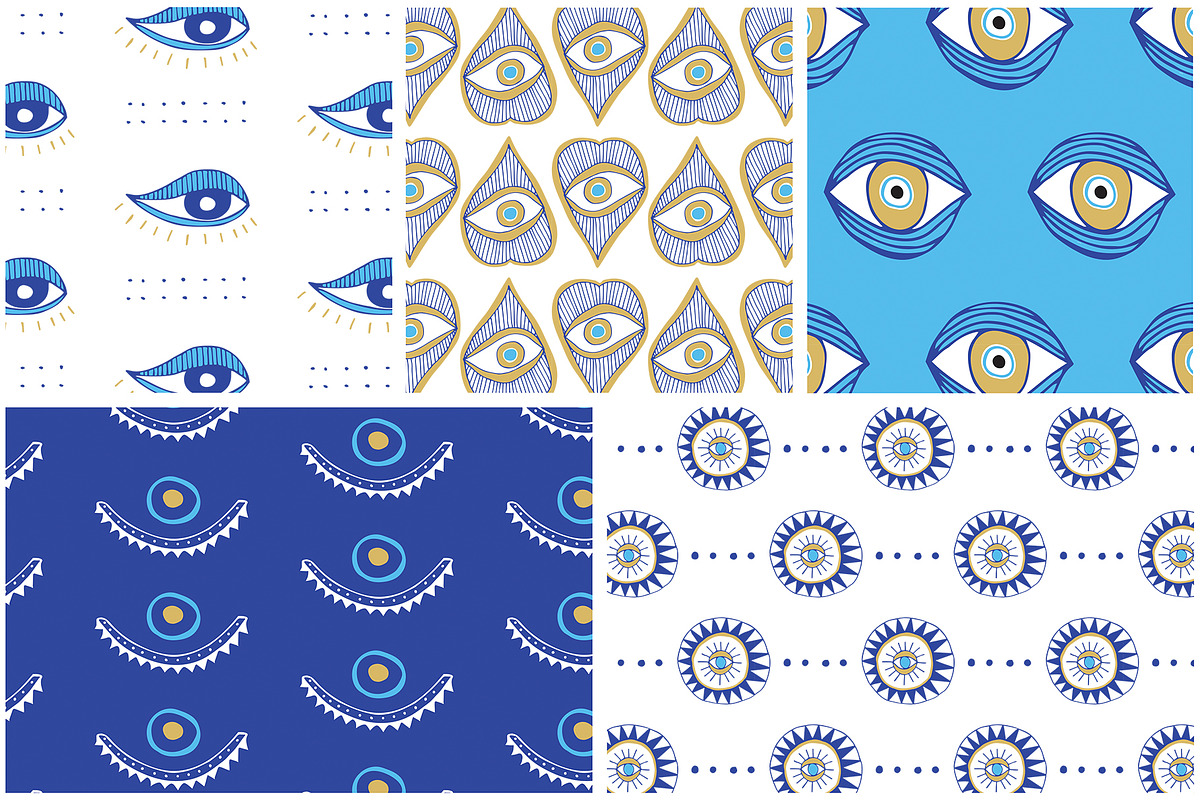Evil Eye Illustrations + Patterns, an Illustration by Youandigraphics (Photo 10 of 13)