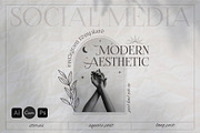 Aesthetic Instagram Template, a Social Media Template by Mio Buono (Thumbnail 1 of 13)