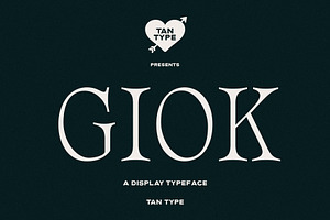 TAN - GIOK, a Serif Font by TanType