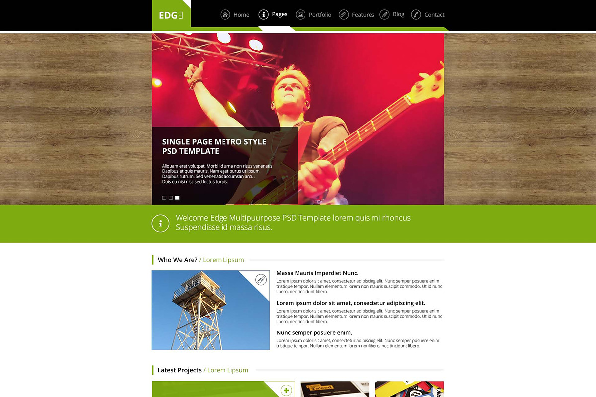 EDGE Multipurpose PSD Template, a Templates & Theme by hsoft
