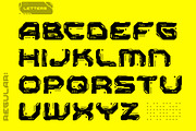 Cyberpunk Style Font, a Font by Sentavio (Thumbnail 2 of 10)