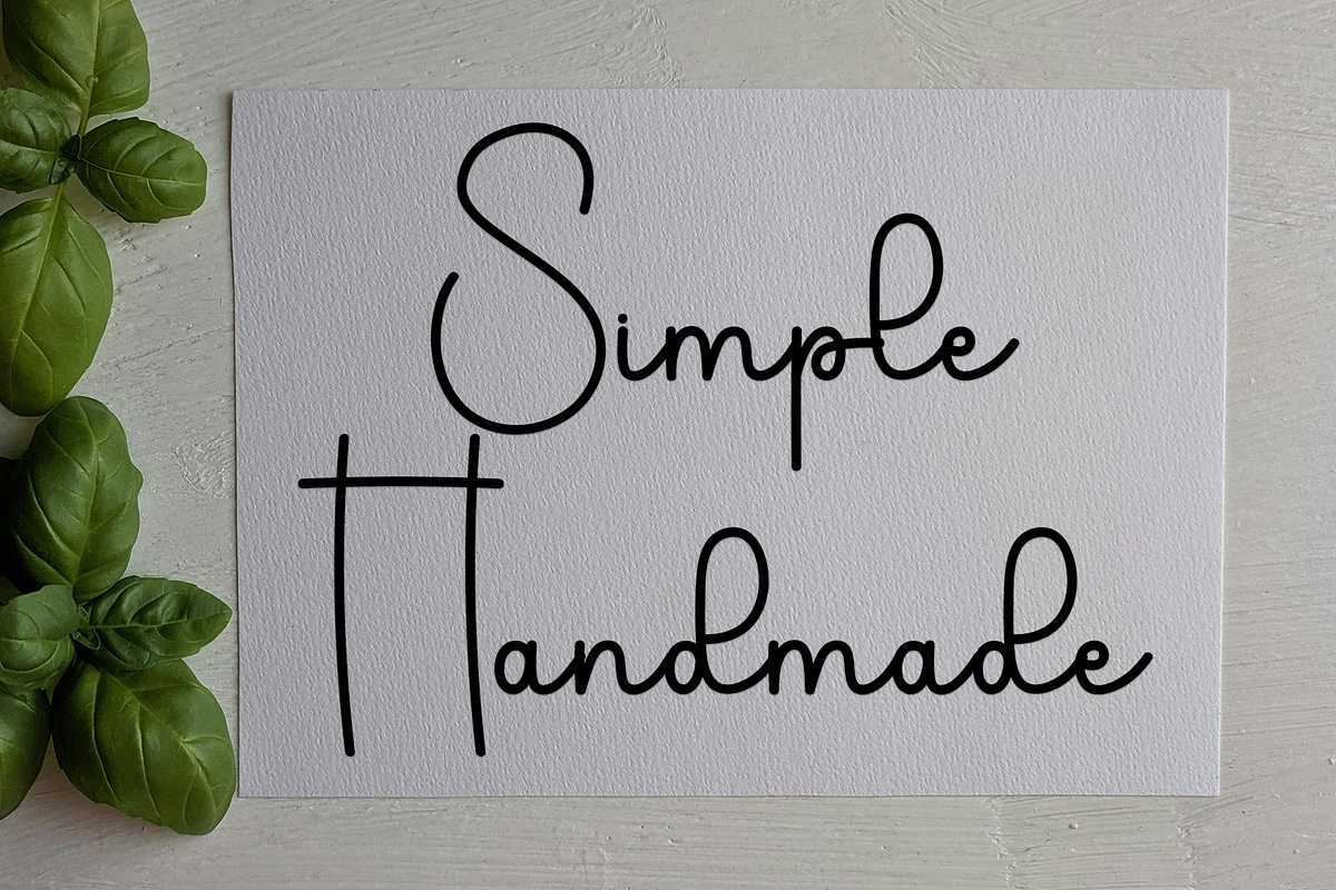 Something, a Handwritten Font by InermediaSTUDIO (Photo 3 of 8)