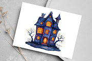 Watercolor Crochet Halloween Clipart, an Illustration by Canvas Craft (Thumbnail 5 of 8)