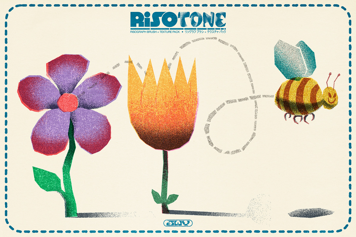 RISO-TONE: Photoshop Edition, a Brush Add-On by Jordan Warren Visuals (Photo 5 of 11)