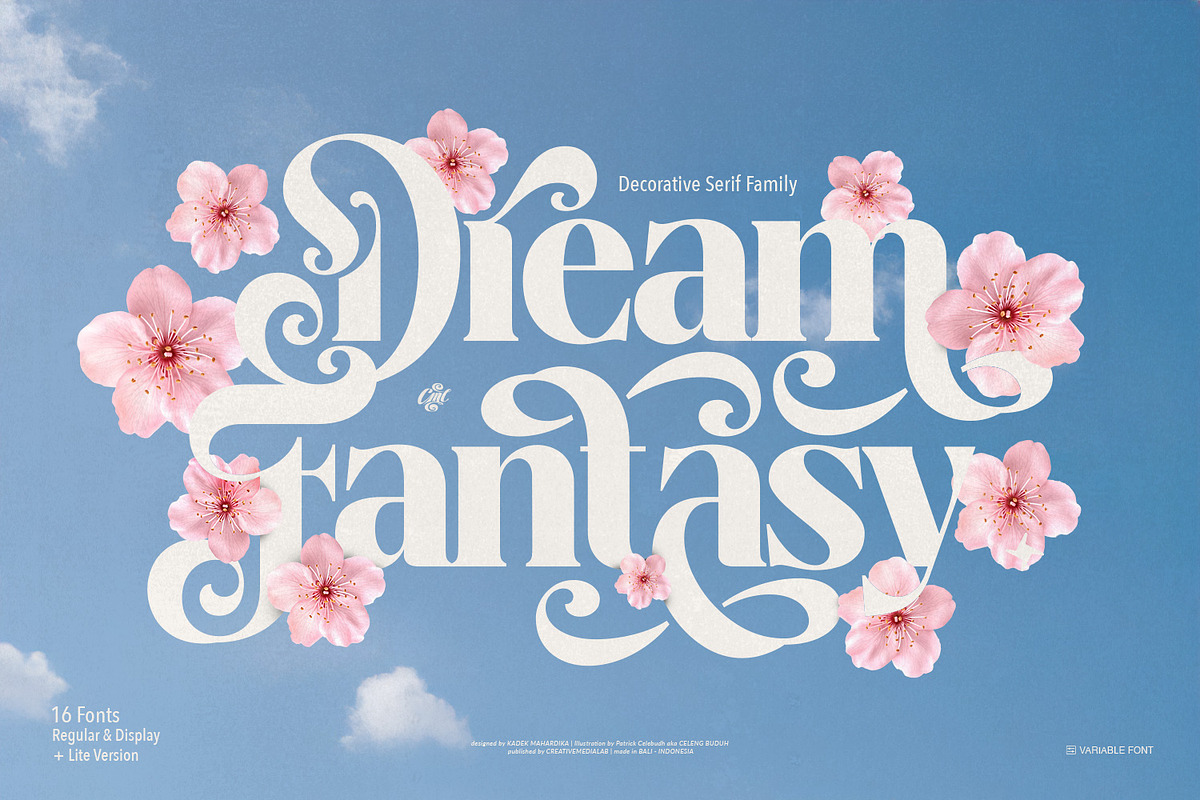 Dream Fantasy - Decorative Font, a Serif Font by creativemedialab (Photo 1 of 16)