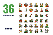 144 Kid Hobbies Icon Set, an Outline Icon by Foxyard studio (Thumbnail 6 of 6)