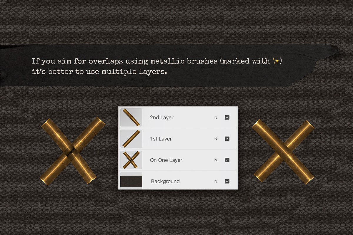 Goldwork Art Box For Procreate, a Brush Add-On by bokettori (Photo 16 of 18)