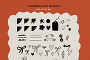 Doodle Frames & Tiny Elements, an Object Illustration by happpydesign (Thumbnail 7 of 10)