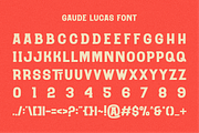 Gaude Lucas - Vintage Font, a Handwritten Font by Viswal Studio (Thumbnail 6 of 8)