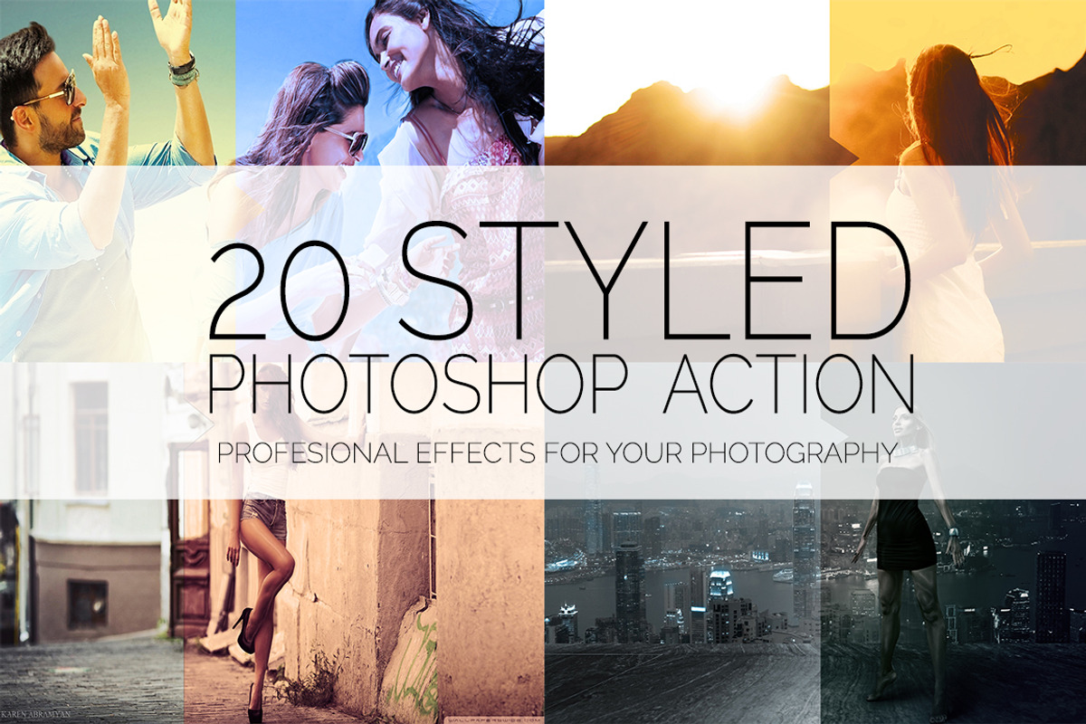 20 Styled Effects - Photoshop Action, an Action Add-On by Lightdesigns (Photo 1 of 8)