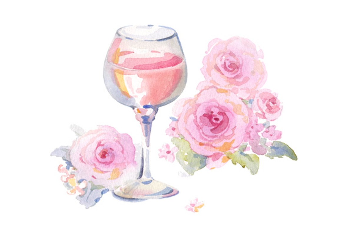 Wedding watercolor clipart set, an Illustration by masha gross (Photo 2 of 4)