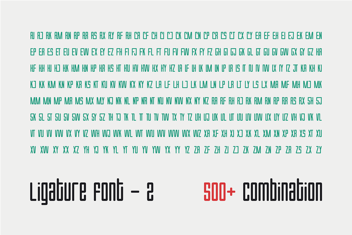 Gridpact, a Sans Serif Font by ahweproject (Photo 15 of 17)