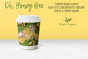 Oh, Honey bee set of 17illustrations, an Animal Illustration by Winged Graphics (Thumbnail 3 of 4)