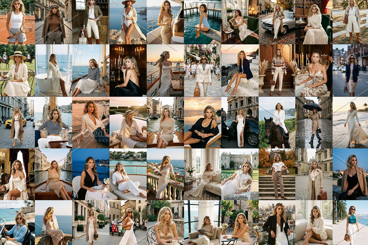 100 Old Money AI Photo Prompts, a Beauty & Fashion Photo by Selenique Studio (Photo 7 of 7)