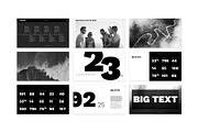 Striking B&W Pitch Deck Template, a Presentation Template by PresentationDesignStudio (Thumbnail 8 of 15)