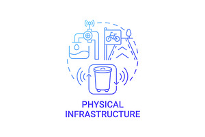 Physical Infrastructure Icon