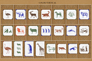 Colonial style Animals posters, an Animal Illustration by Garden in frame (Thumbnail 8 of 11)