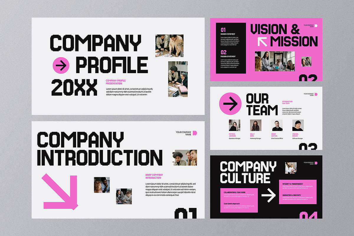 Company Profile Presentation, a Presentation Template by Aiyari Graphic (Photo 2 of 5)