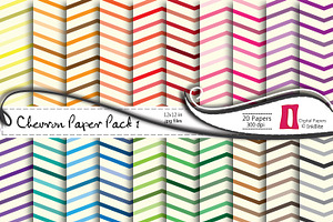 Chevron 1 Digital Paper Pack