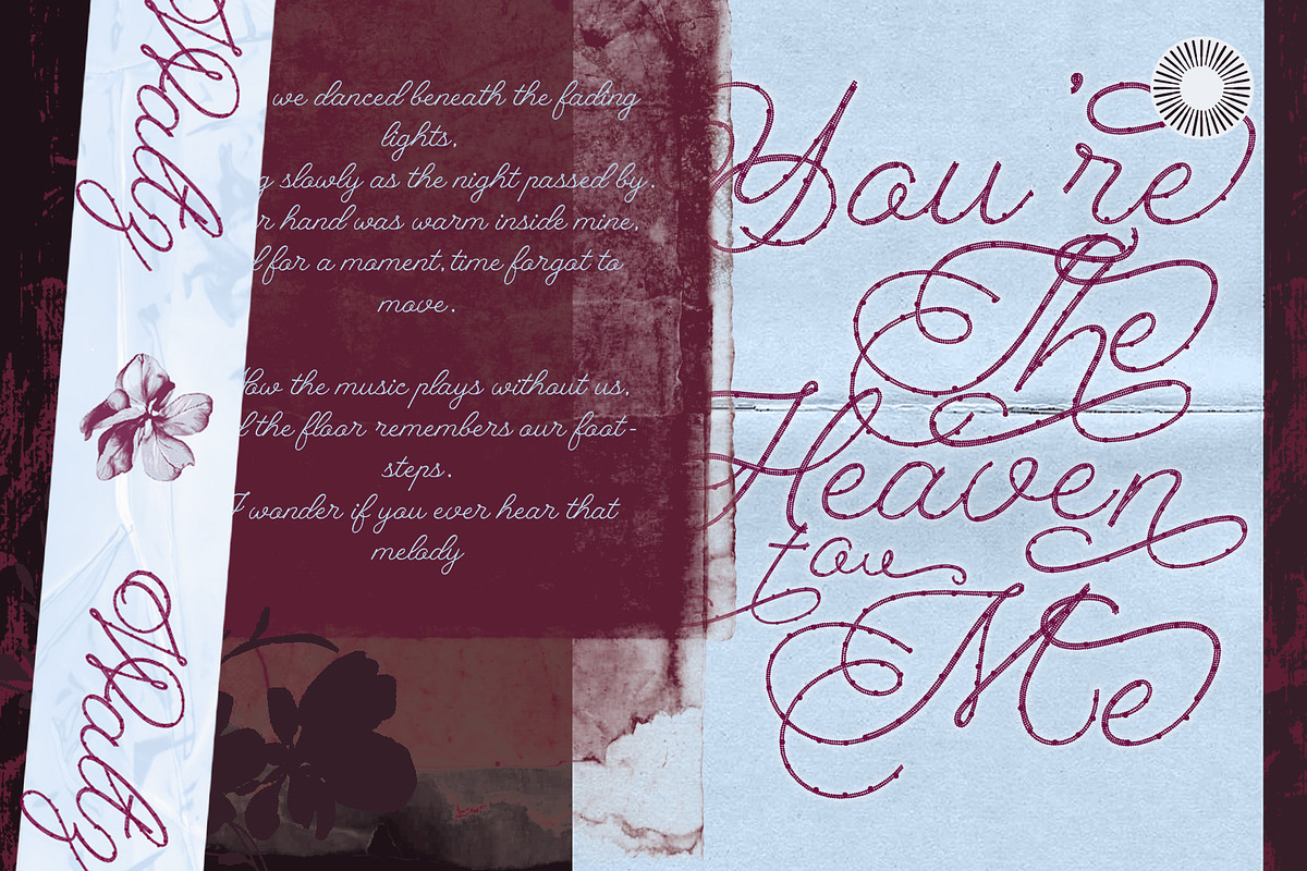Oh Beads - Beaded Script Font, a Script Font by Setara Langit CreativeStd (Photo 5 of 14)