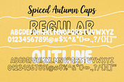 Spiced Autumn Playfull Dual Font, a Handwritten Font by deadlock studio (Thumbnail 9 of 10)